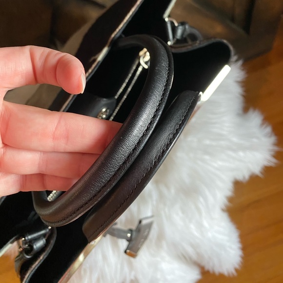 Fendi crossbody Fur 2Jour 2Way Handbag purse cow - Picture 12 of 15